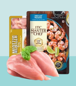 Chicken, Meat & Fish